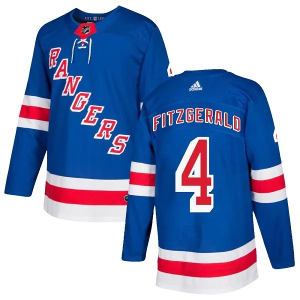 Adidas Casey Fitzgerald New York Rangers Authentic Home Jersey - Royal Blue