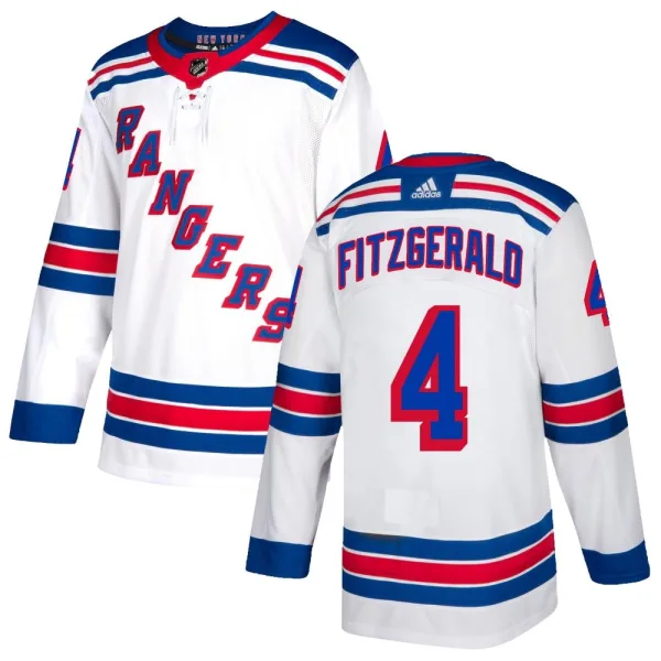 Adidas Casey Fitzgerald New York Rangers Authentic Jersey - White