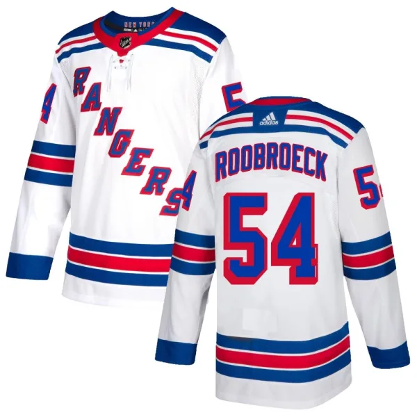 Adidas Dylan Roobroeck New York Rangers Authentic Jersey - White