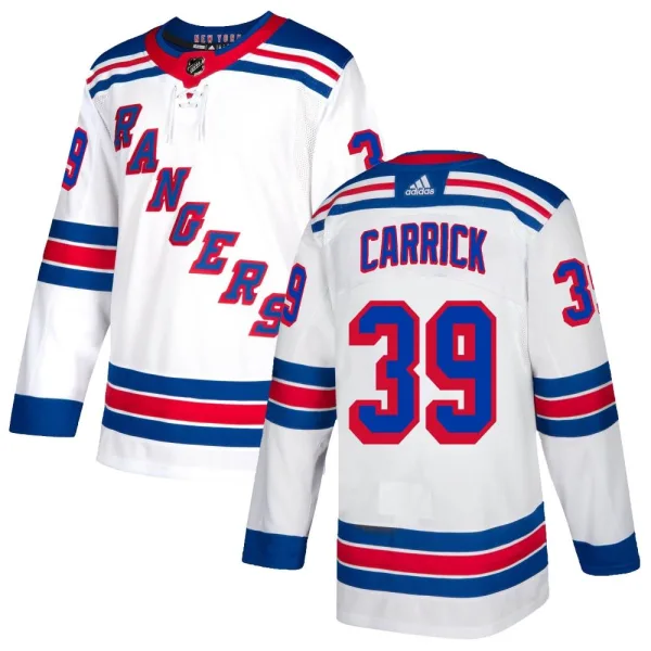 Adidas Sam Carrick New York Rangers Authentic Jersey - White