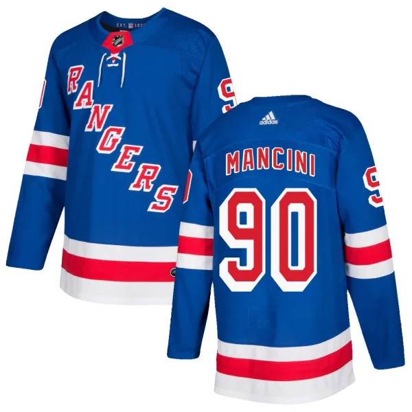 Adidas Victor Mancini New York Rangers Authentic Home Jersey - Royal Blue